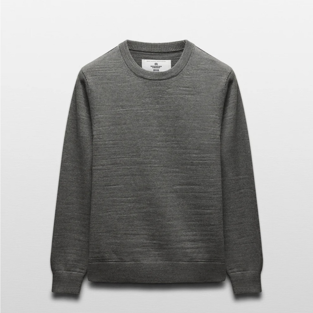 REIGNING CHAMP COTTON SLUB LAUREL CREWNECK